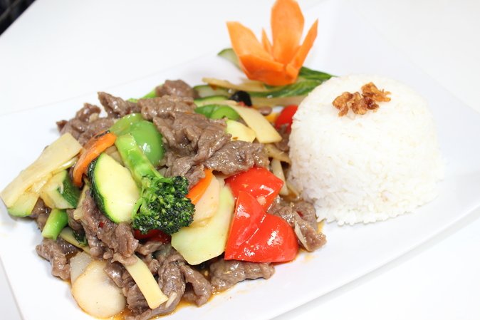 Number 31 on the Menu, Stir-fried Beef with mixed vegetables